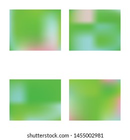 Smooth gradient mesh background. Futuristic backdrop with simple muffled colors. Vector illustration texture. Green modern abstract backdrop for mobile app and user interface.