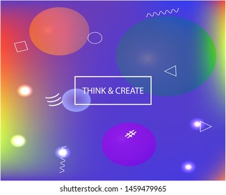 Smooth gradient mesh background. Futuristic backdrop with simple muffled colors. Vector illustration texture. Blue modern abstract backdrop for mobile app and user interface.