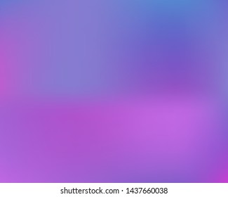 Smooth gradient mesh background. Light backdrop with bright rainbow colors. Vector illustration vintage. Violet modern abstract backdrop for mobile app and user interface.