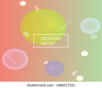 Smooth gradient mesh background. Minimal backdrop with simple muffled colors. Vector illustration pastel. Pink modern abstract backdrop for mobile app and user interface.