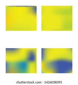Smooth gradient mesh background. Vector illustration elements. Clean backdrop with bright rainbow colors. Yellow modern abstract backdrop for mobile app and user interface.