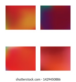 Smooth gradient mesh background. Vector illustration concept. Liquid backdrop with bright rainbow colors. Red modern abstract backdrop for mobile app and user interface.