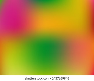 Smooth gradient mesh background. Vector illustration texture. Creative backdrop with bright rainbow colors. Yellow modern abstract backdrop for mobile app and user interface.