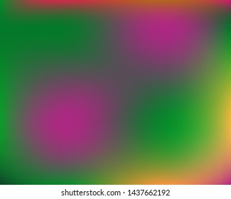 Smooth gradient mesh background. Vector illustration texture. Fluid backdrop with bright rainbow colors. Green modern abstract backdrop for mobile app and user interface.