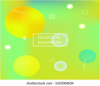 Smooth gradient mesh background. Vector illustration pastel. Clean backdrop with simple muffled colors. Green modern abstract backdrop for mobile app and user interface.