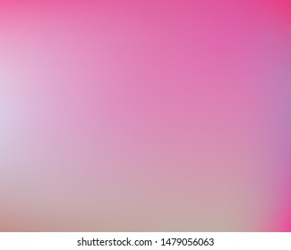 Smooth gradient mesh background. Vector illustration art. Colorful backdrop with simple muffled colors. Pink modern abstract design for mobile app and user interface.