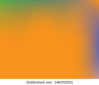 Smooth gradient mesh background. Vector illustration space. Colorful backdrop with simple muffled colors. Orange modern abstract design for mobile app and user interface.