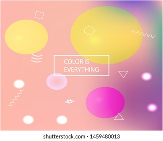 Smooth gradient mesh background. Vibrant backdrop with simple muffled colors. Vector illustration theme. Pink modern abstract backdrop for mobile app and user interface.