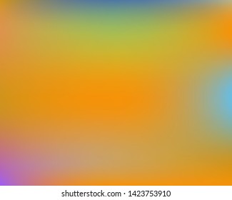 Smooth gradient mesh. Creative splash and spreading spot. EPS. Vector illustration flat. Orange vector gradient mesh with soft acrylic transitions.