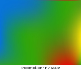 Smooth gradient mesh. Original splash and spreading spot. EPS. Vector illustration space. Green vector gradient mesh with soft acrylic transitions.