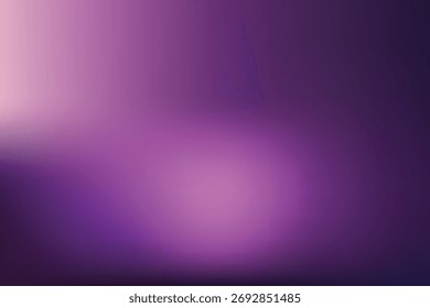 Uma malha de gradiente suave faz a transição através de tons de roxo, criando um efeito de fundo ambiente suave, brilhante e abstrato.