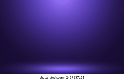 Smooth Gradient Purple Light Studio Room mit Kopierraum für Ihr Produktdesign, geeignet für Business-Vorlage Backdop