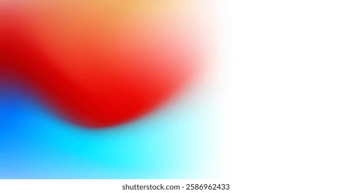 Smooth gradient red and blue abstract background with white accents, perfect for modern vector designs and digital projects.