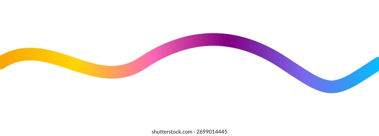 Smooth Gradient Sinusoidal Wave with Vibrant Color Transition