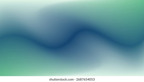 Um gradiente suave de tons de azul e azul fluindo juntos, criando um fundo abstrato calmo e inspirado no oceano