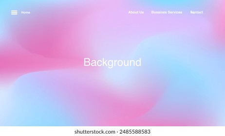 Glatte Gradienten-Texturfarbe. Abstrakter Farbverlaufshintergrund. Mischung aus rosa, blau und weißem Hintergrund