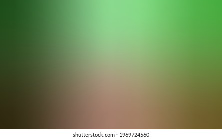 Smooth gradient texture color, raster abstract green and brown blurred background