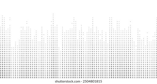 Smooth gradient transition of grain. A noisy pattern similar to ink splashes. Vector illustration. eps 10 
