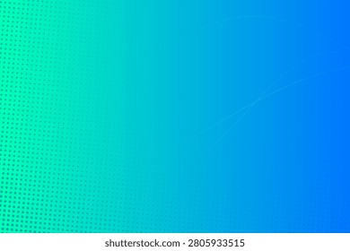 Smooth gradient transition from luminous green to deep blue with a subtle halftone dot pattern overlay, creating a soft glow effect.
