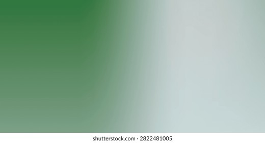 A smooth gradient transitioning from a deep green to a soft white, creating a calming and modern abstract background.