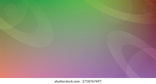 A smooth gradient transitioning from green to purple with subtle, flowing light waves and a soft bokeh effect, creating a dreamy and ethereal atmosphere.