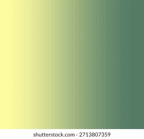 Un gradiente suave en transición de amarillo cremoso pálido a un verde oscuro apagado para fondos serenos