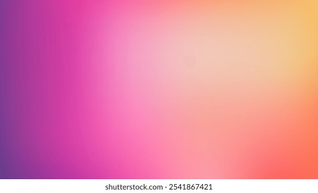 A smooth gradient transitions from deep purple to bright pink, ending in a warm, pale orange. The image is a simple, abstract design.