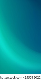 A smooth gradient transitions from light teal to deep teal, creating a calming, abstract background.