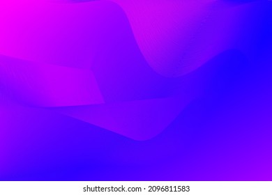 glatte Farbverlauf-Wave-Illustration mit violetten und blauen Farben, ideal für Präsentationshintergrund, Website, Werbemedien, Banner
