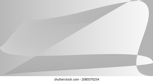Smooth Gray Dynamic Alluminium Illustration. Grey Monochromatic Fluid Layers Horizontal Lines. Metallic Technology Minimal Digital Gradient Mesh. Silver Modern Futuristic Shape Original Background.