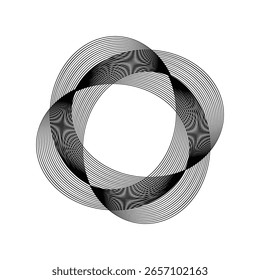 A smooth grayscale abstract circular spiral design with intricate texture patterns, suitable for backgrounds, abstract art, or modern design projects