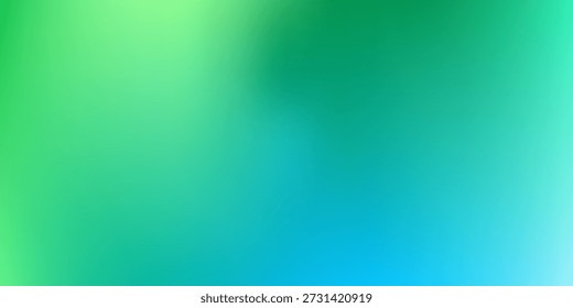 Gradiente suave de verde a azul con tonos frescos y calmantes. Perfecto para fondos inspirados en la naturaleza, modernos o de estilo tecnológico