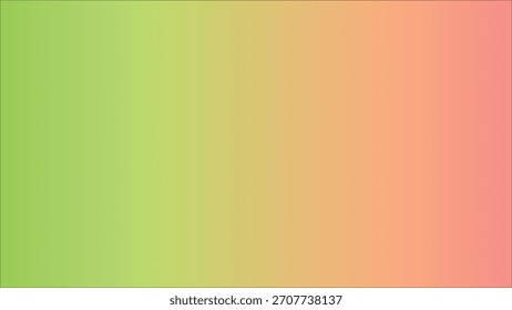 Design de fundo verde suave a Ombre pêssego