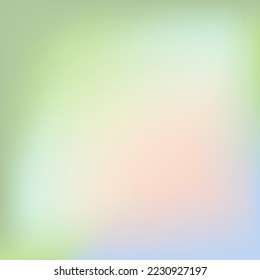 Smooth green  beige abstract digital square background  Modern vector gradient simple texture created and the Mesh Tool