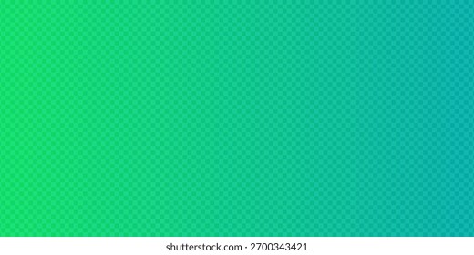 Smooth green-to-cyan gradient background with a subtle pixel checkered texture. Perfect for modern designs, banners, tech themes, social media templates, eco concepts, and digital creative projects.
