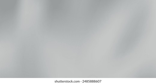 Glatter grauer wellenförmiger Verlaufshintergrund. Weicher flüssiger Bildschirmhintergrund. Seide Perlmutt Farbtextur für Banner, Flyer, Präsentation, Grafikdesign
