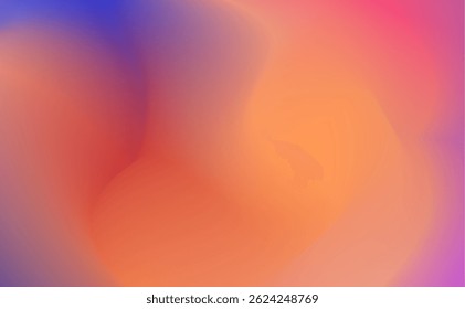 Fondo degradado suave, mezcla de colores, incluidos tonos de azul, púrpura, rosa y naranja, el efecto general es fluido y algo brumoso.