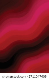 Smooth horizontal bands in red pink and black blend seamlessly with fluid motion and gradient transitions.