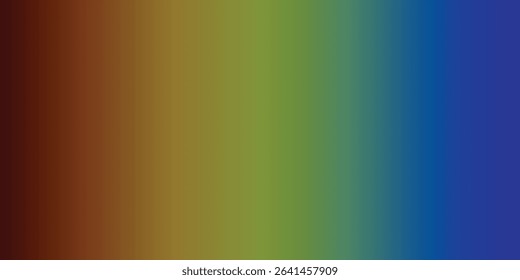 Smooth Horizontal Gradient Background – Earthy to Cool Blue Color Transition