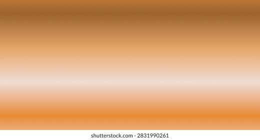 A smooth, horizontal gradient transitioning from dark copper to a bright, reflective white and back to a lighter copper hue, creating a metallic sheen.