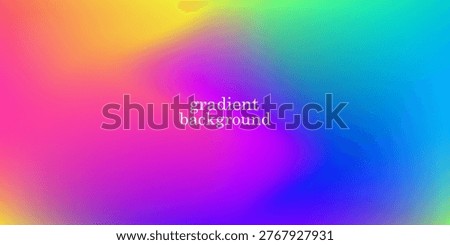 Smooth horizontal mesh rainbow Rgb gradient background