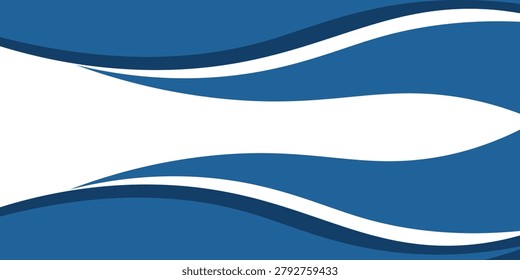 Smooth layered blue waves create a modern, ocean-inspired background ideal for branding, web banners, presentations, and print. Clean flowing curves convey movement, calmness, professionalism, and contemporary graphic style.

