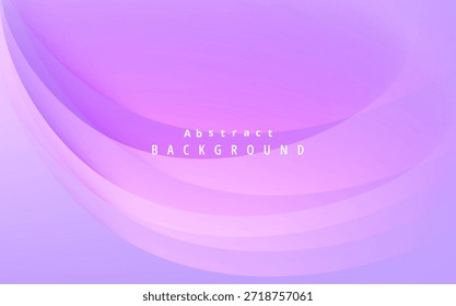 Smooth layered purple and pink waves create a contemporary and ethereal abstract background design perfect for modern presentation templates or digital media backdrops