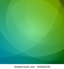 Smooth light blue green waves lines vector abstract background. Good for promotion materials, brochures, banners. Abstract Backdrop, Technology Background.