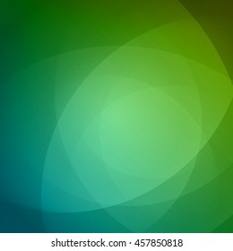 Smooth light blue green waves lines vector abstract background. Good for promotion materials, brochures, banners. Abstract Backdrop, Technology Background.