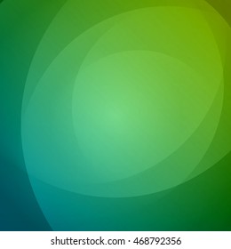 Smooth light blue green waves lines vector abstract bacground. Good for promotion materials, brochures, banners. Abstract Backdrop, Technology Background.