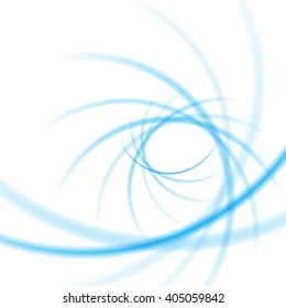 Smooth light blue waves lines vector abstract background. Good for promotion materials, brochures, banners. Abstract Backdrop, Technology Background.
