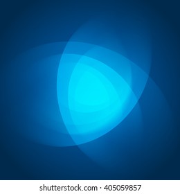 Smooth light blue waves lines vector abstract background. Good for promotion materials, brochures, banners. Abstract Backdrop, Technology Background.