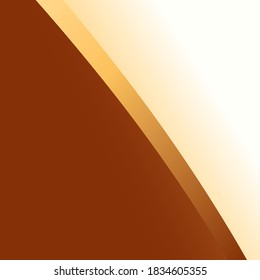 Smooth light gold waves line. Beautiful Gold Satin. Drapery Background. Vector Illustration