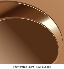Smooth light gold waves line. Beautiful Gold Satin. Drapery Background. Vector Illustration
